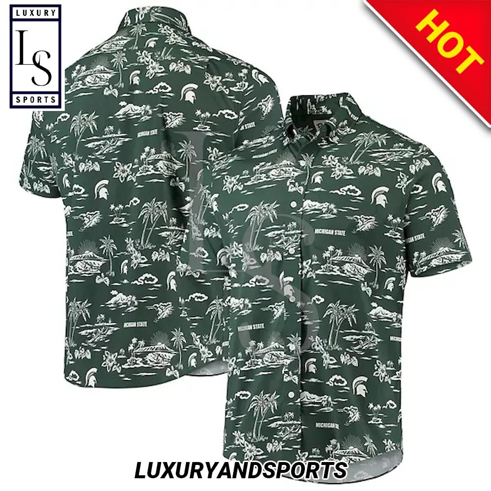Michigan State Spartans Island Custom Hawaiian Shirt