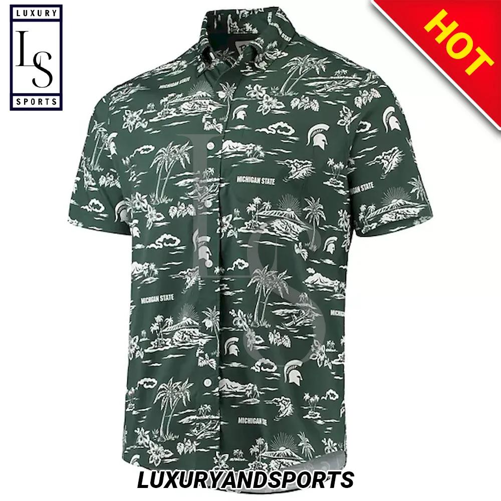 Michigan State Spartans Island Custom Hawaiian Shirt