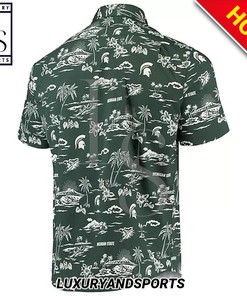 Michigan State Spartans Island Custom Hawaiian Shirt
