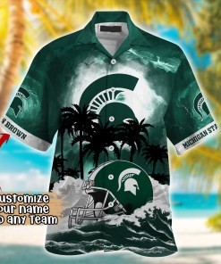 Michigan State Spartans NCAA Best Hawaiian Shirt Ever- Customize Any Team Any League
