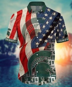 Michigan State Spartans NCAA Flower Hawaii Shirt For Fans Ver 11