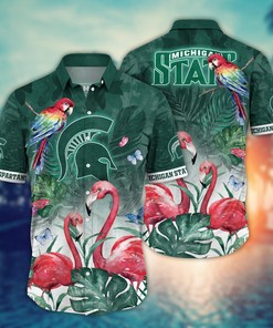 Michigan State Spartans NCAA Flower Hawaii Shirt For Fans Ver 13