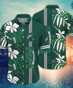 Michigan State Spartans NCAA Flower Hawaii Shirt For Fans Ver 15