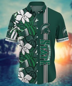 Michigan State Spartans NCAA Flower Hawaii Shirt For Fans Ver 15