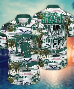 Michigan State Spartans NCAA Flower Hawaii Shirt For Fans Ver 21