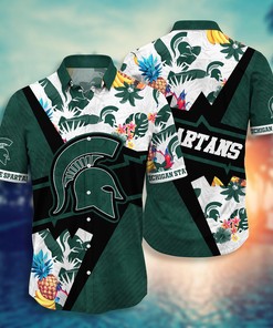 Michigan State Spartans NCAA Flower Hawaii Shirt For Fans Ver 22