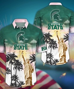 Michigan State Spartans NCAA Flower Hawaii Shirt For Fans Ver 24