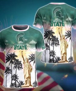 Michigan State Spartans NCAA Flower Hawaii Shirt For Fans Ver 24