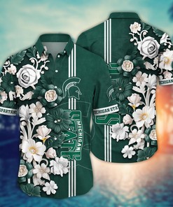 Michigan State Spartans NCAA Flower Hawaii Shirt For Fans Ver 25