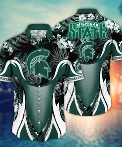 Michigan State Spartans NCAA Flower Hawaii Shirt For Fans Ver 26