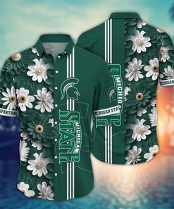 Michigan State Spartans NCAA Flower Hawaii Shirt For Fans Ver 27