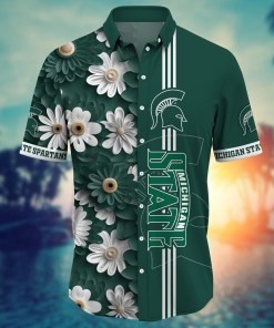 Michigan State Spartans NCAA Flower Hawaii Shirt For Fans Ver 27
