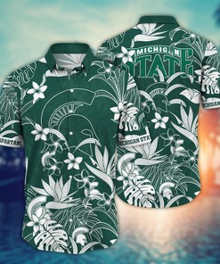 Michigan State Spartans NCAA Flower Hawaii Shirt For Fans Ver 30