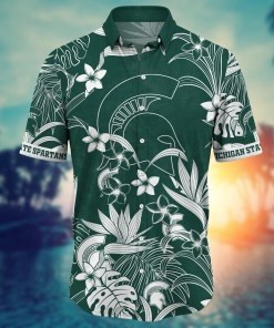 Michigan State Spartans NCAA Flower Hawaii Shirt For Fans Ver 30