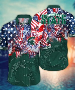 Michigan State Spartans NCAA Flower Hawaii Shirt For Fans Ver 31