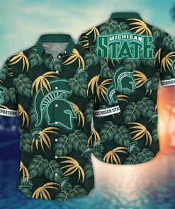 Michigan State Spartans NCAA Flower Hawaii Shirt For Fans Ver 33