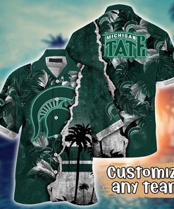 Michigan State Spartans NCAA Flower Hawaii Shirt For Fans Ver 36