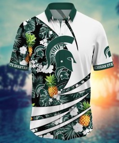 Michigan State Spartans NCAA Flower Hawaii Shirt For Fans Ver 7