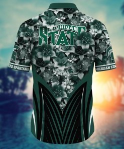 Michigan State Spartans NCAA Hawaiian Shirt, Aloha Shirt Ver 1