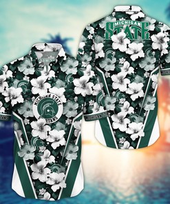 Michigan State Spartans NCAA Hawaiian Shirt, Aloha Shirt Ver 2