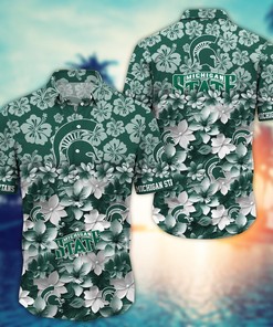 Michigan State Spartans NCAA Hawaiian Shirt Gift For Fan