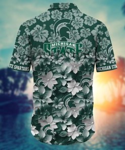 Michigan State Spartans NCAA Hawaiian Shirt Gift For Fan