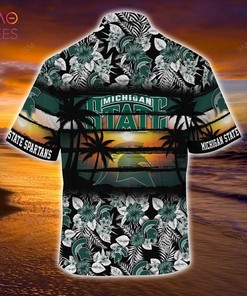 Michigan State Spartans Summer Hawaiian Shirt, Floral Pattern for Sports Enthusiast This Year