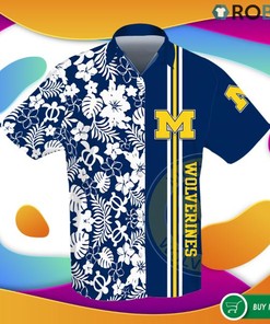 Michigan Wolverines 3D Hawaiian Shirt - Button Up T Shirt