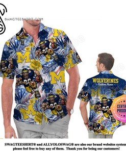 Michigan Wolverines Coconut Aloha Hawaiian Shirt