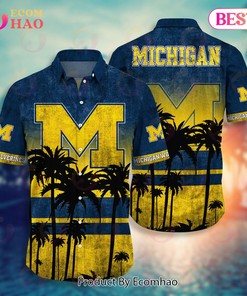 Michigan Wolverines Hawaii Shirt Short Style Summer