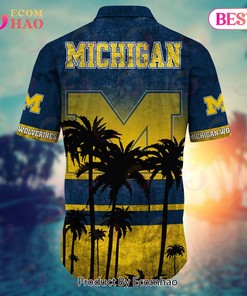 Michigan Wolverines Hawaii Shirt Short Style Summer