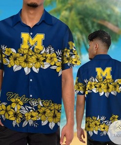 Michigan Wolverines Hawaiian Shirt