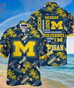 Michigan Wolverines Hawaiian Shirt, New Gift for Summer Ver 2