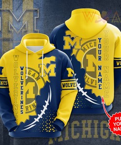 Michigan Wolverines Hoodie 3D