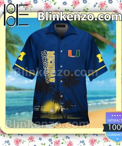 Michigan Wolverines Mens Shirt, Swim Trunk