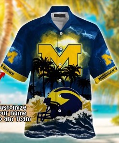 Michigan Wolverines NCAA Best Hawaiian Shirt Ever- Customize Any Team Any League