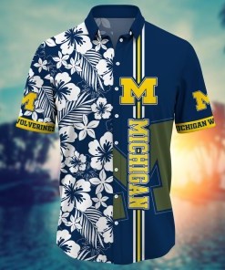 Michigan Wolverines NCAA Flower Hawaii Shirt For Fans Ver 18