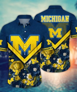 Michigan Wolverines NCAA Flower Hawaii Shirt For Fans Ver 20
