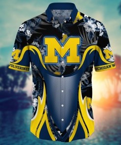 Michigan Wolverines NCAA Flower Hawaii Shirt For Fans Ver 21