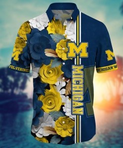Michigan Wolverines NCAA Flower Hawaii Shirt For Fans Ver 23