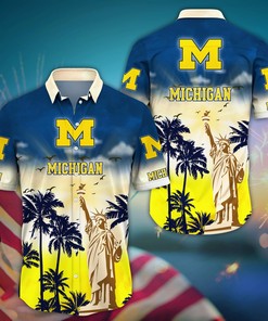 Michigan Wolverines NCAA Flower Hawaii Shirt For Fans Ver 24