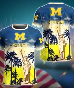 Michigan Wolverines NCAA Flower Hawaii Shirt For Fans Ver 24