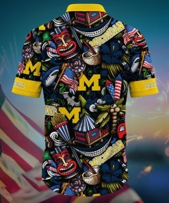 Michigan Wolverines NCAA Flower Hawaii Shirt For Fans Ver 27