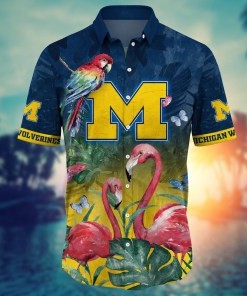 Michigan Wolverines NCAA Flower Hawaii Shirt For Fans Ver 29