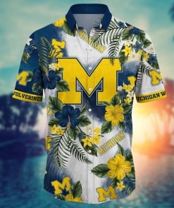 Michigan Wolverines NCAA Flower Hawaii Shirt For Fans Ver 30