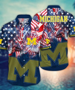 Michigan Wolverines NCAA Flower Hawaii Shirt For Fans Ver 32