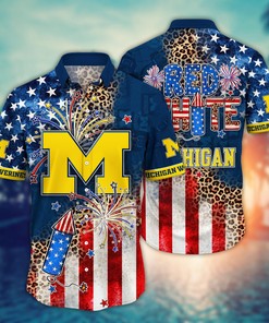Michigan Wolverines NCAA Hawaii Shirt Ver 1