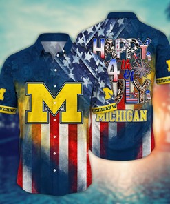 Michigan Wolverines NCAA Hawaii Shirt Ver 2
