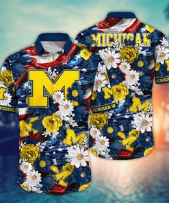 Michigan Wolverines NCAA Hawaii Shirt Ver 3