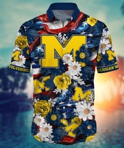 Michigan Wolverines NCAA Hawaii Shirt Ver 3